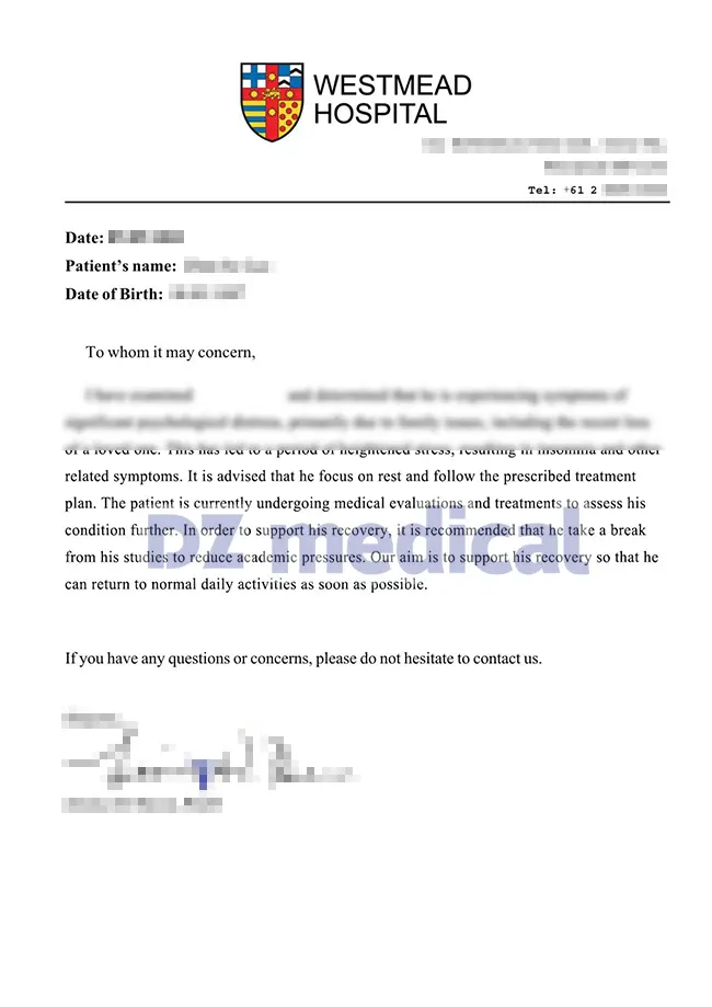 英国病假单/病假条/医疗证明代开